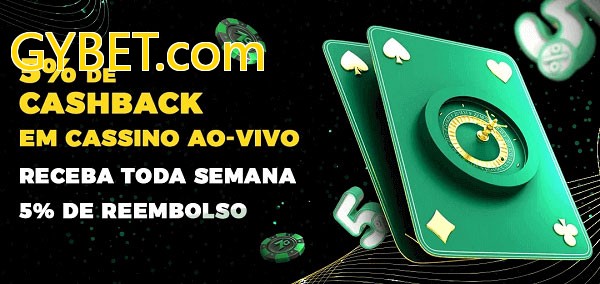 Promoções do cassino ao Vivo GYBET.com